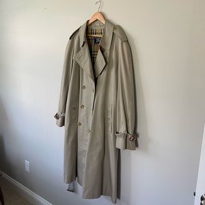 Vintage 90s Burberry Trench Coat - 58 regular